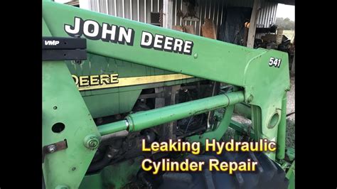 john deere skid steer hydraulic cylinder disassembly|john deere skid steer removal.